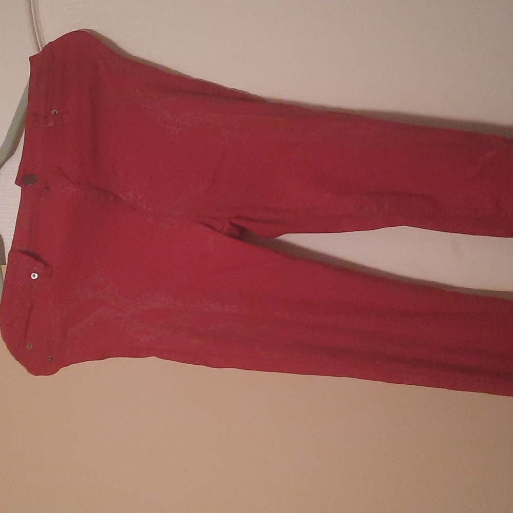 A woman pants